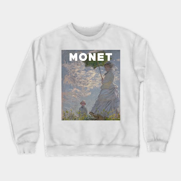 Monet Poster Crewneck Sweatshirt by Laevs